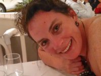 Dessert at Bistro Caraibes was their chocolate cake. I wasn&#39;t sure I was crazy about it at first but once into it found it delicious! You can see from the truck in the background how close to the road all the open air restaurants in Grand Case are.